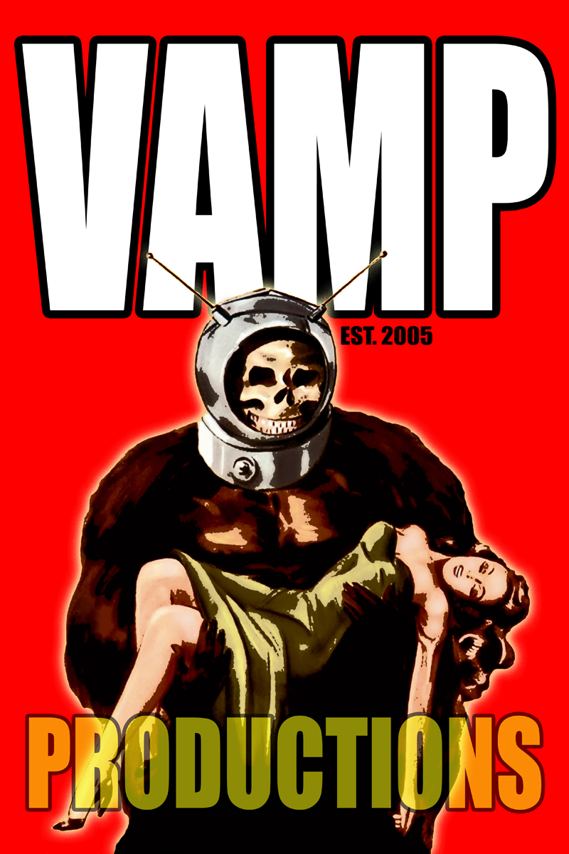 Full color logo for VAMP Productions