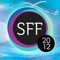 Logo for Sarasota Film Festival with colorful circles